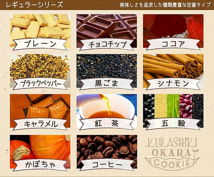 味が選べる10種セット (140g×10 レギュラータイプ) 倉敷おから